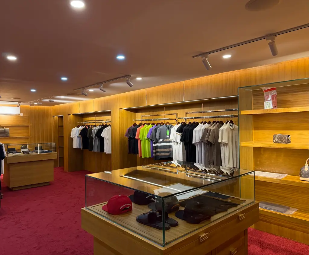 Shirts on the rack